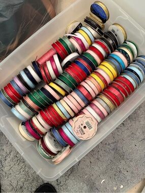 Multi-Color Ribbon  collection selling as bundle big trash bag full